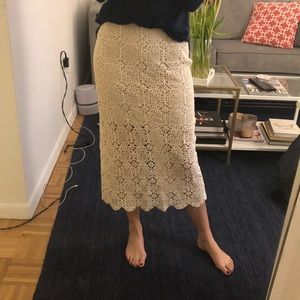 Alice & Olivia Crochet Skirt